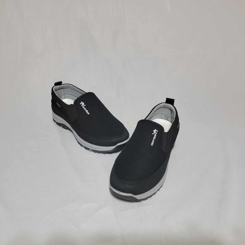 CNA-TROP Classic Slip On Walking Comfort Shoe Size 45~10.5 US~ Black Orthopedic
